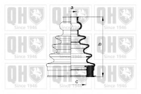 QUINTON HAZELL QJB1037 Комплект пылника, приводной вал для VOLVO V70 II (Вольво V70 2) QUINTON HAZELL QJB1037 Комплект пылника, приводной вал для VOLVO V70 II (Вольво V70 2)
