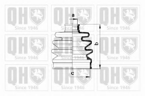 QUINTON HAZELL QJB106 Комплект пылника, приводной вал для DAIHATSU CUORE II (Дайхатсу Cуорэ 2) QUINTON HAZELL QJB106 Комплект пылника, приводной вал для DAIHATSU CUORE II (Дайхатсу Cуорэ 2)