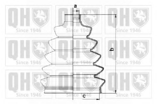 QUINTON HAZELL QJB1073 Комплект пылника, приводной вал для KIA RETONA (Киа Рэтона) QUINTON HAZELL QJB1073 Комплект пылника, приводной вал для KIA RETONA (Киа Рэтона)