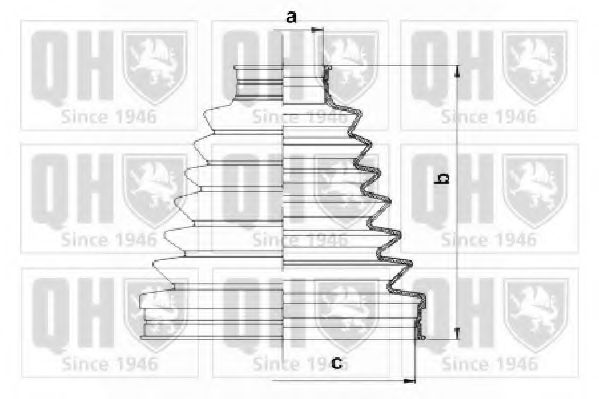 QUINTON HAZELL QJB1080 Комплект пылника, приводной вал для MERCEDES-BENZ M-CLASS (Мэрcэдэс-бэнз М-cласс) QUINTON HAZELL QJB1080 Комплект пылника, приводной вал для MERCEDES-BENZ M-CLASS (Мэрcэдэс-бэнз М-cласс)