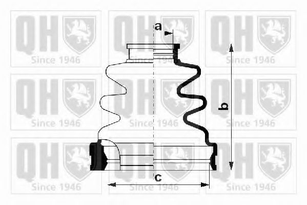 QUINTON HAZELL QJB1151 Комплект пылника, приводной вал для LEXUS RX (Лексус Рх) QUINTON HAZELL QJB1151 Комплект пылника, приводной вал для LEXUS RX (Лексус Рх)