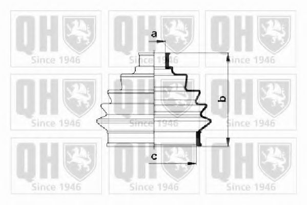 QUINTON HAZELL QJB123 Комплект пылника, приводной вал для VOLKSWAGEN (Фольксваген) QUINTON HAZELL QJB123 Комплект пылника, приводной вал для VOLKSWAGEN (Фольксваген)