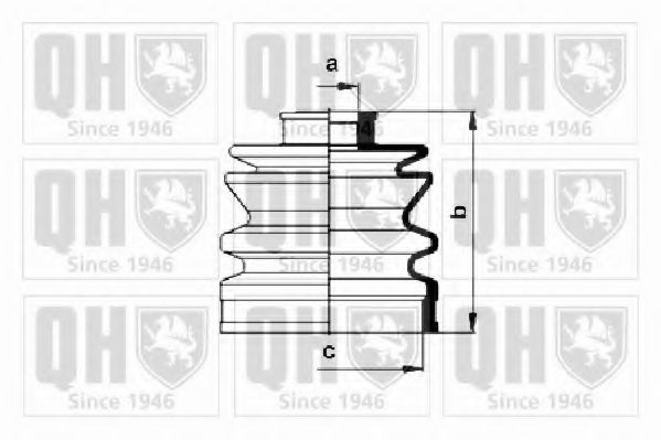 QUINTON HAZELL QJB151 Комплект пылника, приводной вал для MITSUBISHI GALANT II (Митсубиши/митсубиси Галант 2) QUINTON HAZELL QJB151 Комплект пылника, приводной вал для MITSUBISHI GALANT II (Митсубиши/митсубиси Галант 2)