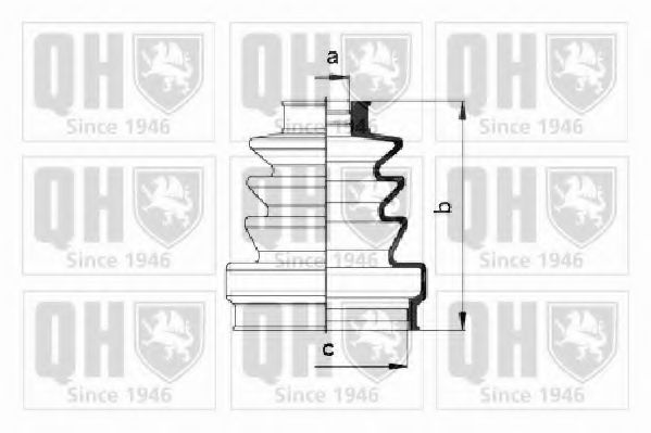 QUINTON HAZELL QJB165 Комплект пылника, приводной вал для FORD FIESTA (Форд Фиэста) QUINTON HAZELL QJB165 Комплект пылника, приводной вал для FORD FIESTA (Форд Фиэста)
