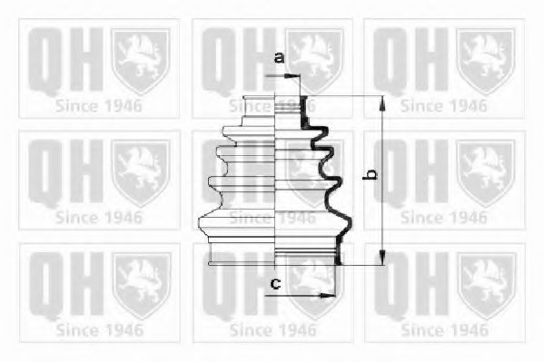 QUINTON HAZELL QJB174 Комплект пылника, приводной вал для SEAT (Сеат) QUINTON HAZELL QJB174 Комплект пылника, приводной вал для SEAT (Сеат)
