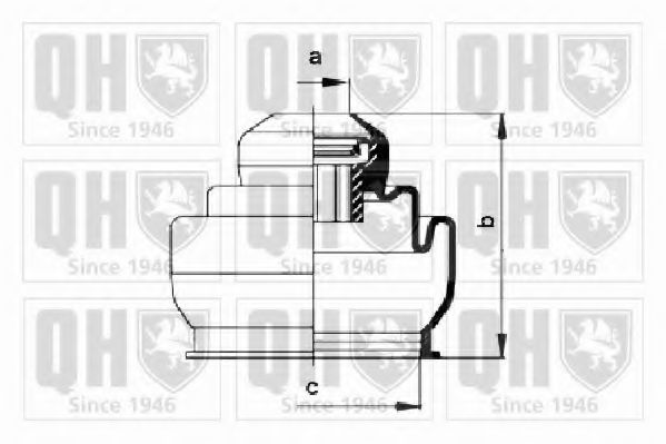 QUINTON HAZELL QJB176 Комплект пылника, приводной вал для SEAT (Сеат) QUINTON HAZELL QJB176 Комплект пылника, приводной вал для SEAT (Сеат)