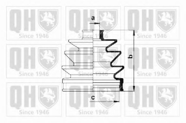 QUINTON HAZELL QJB247 Комплект пылника, приводной вал для NISSAN (Ниссан) QUINTON HAZELL QJB247 Комплект пылника, приводной вал для NISSAN (Ниссан)