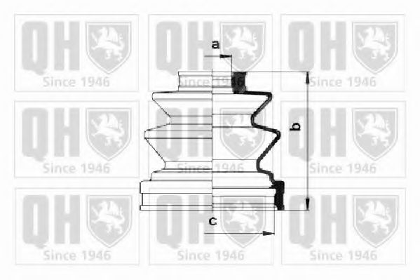 QUINTON HAZELL QJB253 Комплект пылника, приводной вал для MITSUBISHI MONTERO (Митсубиши/митсубиси Монтэро) QUINTON HAZELL QJB253 Комплект пылника, приводной вал для MITSUBISHI MONTERO (Митсубиши/митсубиси Монтэро)