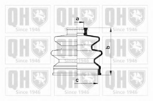 QUINTON HAZELL QJB2600 Комплект пылника, приводной вал для HONDA ACCORD II (Хонда Аccорд 2) QUINTON HAZELL QJB2600 Комплект пылника, приводной вал для HONDA ACCORD II (Хонда Аccорд 2)