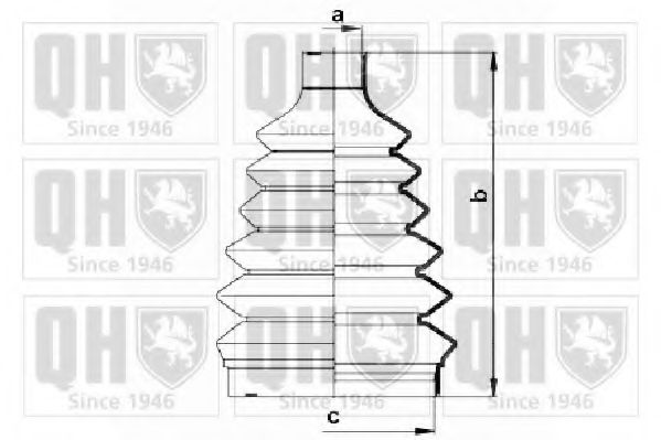 QUINTON HAZELL QJB261 Комплект пылника, приводной вал для DAEWOO KONDOR (Дэу Кондор) QUINTON HAZELL QJB261 Комплект пылника, приводной вал для DAEWOO KONDOR (Дэу Кондор)