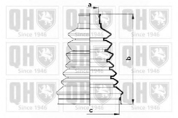 QUINTON HAZELL QJB2725 Комплект пылника, приводной вал для OPEL ARENA (Опель Арэна) QUINTON HAZELL QJB2725 Комплект пылника, приводной вал для OPEL ARENA (Опель Арэна)