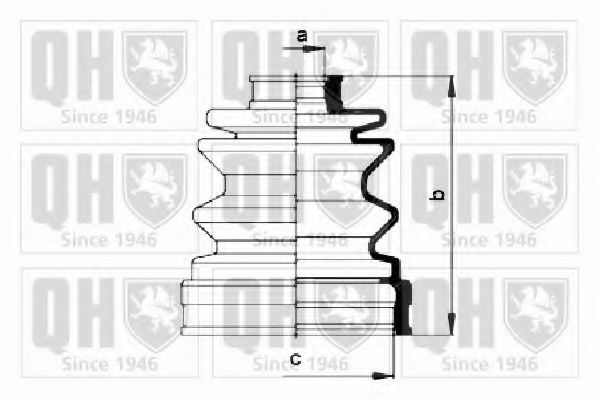 QUINTON HAZELL QJB279 Комплект пылника, приводной вал для MITSUBISHI ETERNA III (Митсубиши/митсубиси Этэрна 3) QUINTON HAZELL QJB279 Комплект пылника, приводной вал для MITSUBISHI ETERNA III (Митсубиши/митсубиси Этэрна 3)