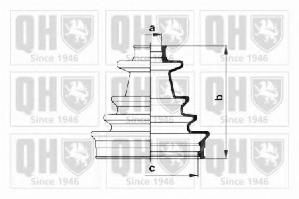 QUINTON HAZELL QJB286 Комплект пылника, приводной вал для ROVER 400 (Ровер 400) QUINTON HAZELL QJB286 Комплект пылника, приводной вал для ROVER 400 (Ровер 400)