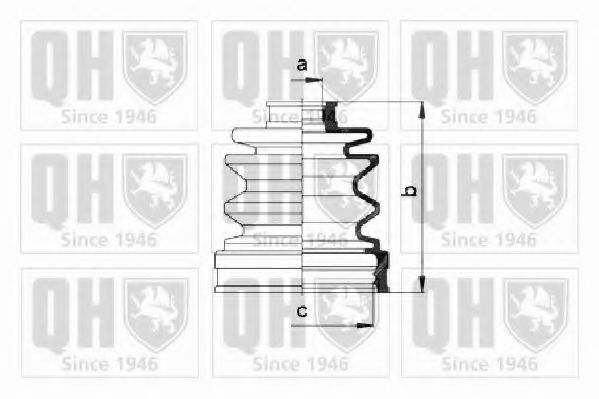 QUINTON HAZELL QJB352 Комплект пылника, приводной вал для DAIHATSU CUORE II (Дайхатсу Cуорэ 2) QUINTON HAZELL QJB352 Комплект пылника, приводной вал для DAIHATSU CUORE II (Дайхатсу Cуорэ 2)