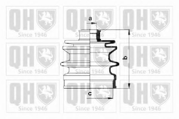 QUINTON HAZELL QJB381 Комплект пылника, приводной вал для MAZDA 323 III (Мазда 323 3) QUINTON HAZELL QJB381 Комплект пылника, приводной вал для MAZDA 323 III (Мазда 323 3)