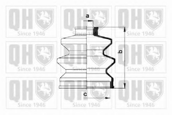 QUINTON HAZELL QJB423 Комплект пылника, приводной вал для HONDA ACCORD II (Хонда Аccорд 2) QUINTON HAZELL QJB423 Комплект пылника, приводной вал для HONDA ACCORD II (Хонда Аccорд 2)
