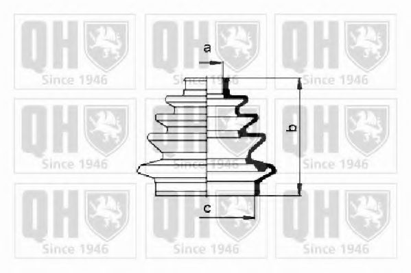QUINTON HAZELL QJB426 Комплект пылника, приводной вал для SEAT (Сеат) QUINTON HAZELL QJB426 Комплект пылника, приводной вал для SEAT (Сеат)