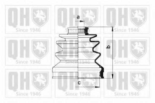 QUINTON HAZELL QJB475 Комплект пылника, приводной вал для HONDA PRELUDE III (Хонда Прэлудэ 3) QUINTON HAZELL QJB475 Комплект пылника, приводной вал для HONDA PRELUDE III (Хонда Прэлудэ 3)