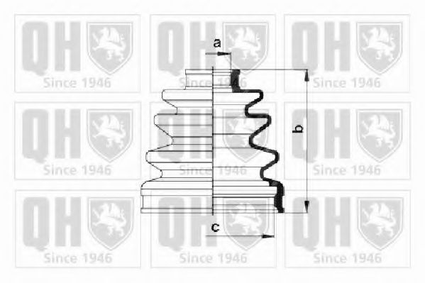 QUINTON HAZELL QJB521 Комплект пылника, приводной вал для HONDA PRELUDE III (Хонда Прэлудэ 3) QUINTON HAZELL QJB521 Комплект пылника, приводной вал для HONDA PRELUDE III (Хонда Прэлудэ 3)