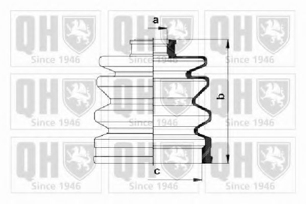 QUINTON HAZELL QJB619 Комплект пылника, приводной вал для MITSUBISHI MONTERO (Митсубиши/митсубиси Монтэро) QUINTON HAZELL QJB619 Комплект пылника, приводной вал для MITSUBISHI MONTERO (Митсубиши/митсубиси Монтэро)