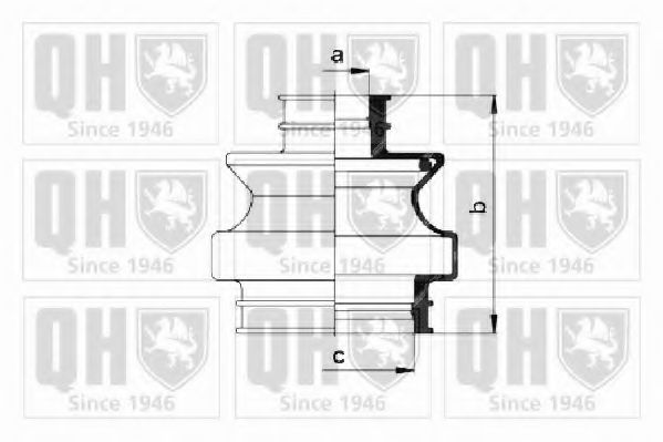 QUINTON HAZELL QJB658 Комплект пылника, приводной вал для MERCEDES-BENZ CL-CLASS (Мэрcэдэс-бэнз Cл-cласс) QUINTON HAZELL QJB658 Комплект пылника, приводной вал для MERCEDES-BENZ CL-CLASS (Мэрcэдэс-бэнз Cл-cласс)