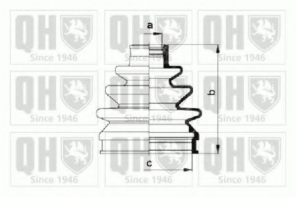 QUINTON HAZELL QJB752 Комплект пылника, приводной вал для MITSUBISHI SIGMA (Митсубиши/митсубиси Сигма) QUINTON HAZELL QJB752 Комплект пылника, приводной вал для MITSUBISHI SIGMA (Митсубиши/митсубиси Сигма)