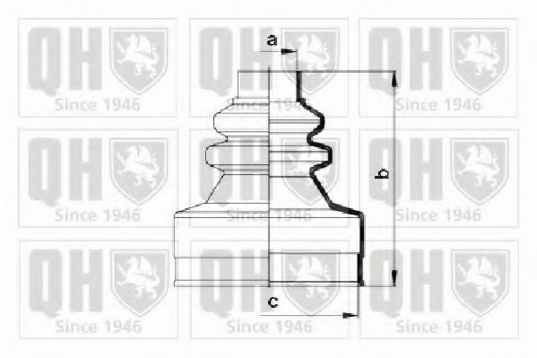QUINTON HAZELL QJB759 Комплект пылника, приводной вал для CITROËN JUMPER (CитроËн Жумпэр) QUINTON HAZELL QJB759 Комплект пылника, приводной вал для CITROËN JUMPER (CитроËн Жумпэр)