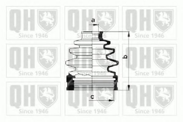 QUINTON HAZELL QJB792 Комплект пылника, приводной вал для MAZDA 121 METRO (Мазда 121 мэтро) QUINTON HAZELL QJB792 Комплект пылника, приводной вал для MAZDA 121 METRO (Мазда 121 мэтро)