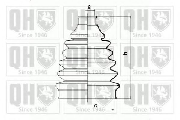 QUINTON HAZELL QJB803 Комплект пылника, приводной вал для FORD MONDEO (Форд Мондэо) QUINTON HAZELL QJB803 Комплект пылника, приводной вал для FORD MONDEO (Форд Мондэо)