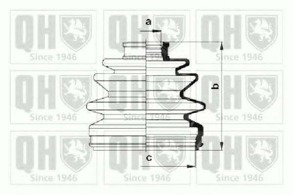 QUINTON HAZELL QJB815 Комплект пылника, приводной вал для MITSUBISHI SIGMA (Митсубиши/митсубиси Сигма) QUINTON HAZELL QJB815 Комплект пылника, приводной вал для MITSUBISHI SIGMA (Митсубиши/митсубиси Сигма)