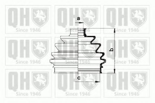 QUINTON HAZELL QJB870 Комплект пылника, приводной вал для OPEL MANTA B CC (Опель Манта б cc) QUINTON HAZELL QJB870 Комплект пылника, приводной вал для OPEL MANTA B CC (Опель Манта б cc)