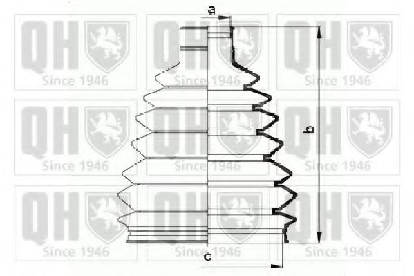 QUINTON HAZELL QJB908 Комплект пылника, приводной вал для MERCEDES-BENZ SPRINTER 3-T (Мэрcэдэс-бэнз Спринтэр 3-т) QUINTON HAZELL QJB908 Комплект пылника, приводной вал для MERCEDES-BENZ SPRINTER 3-T (Мэрcэдэс-бэнз Спринтэр 3-т)