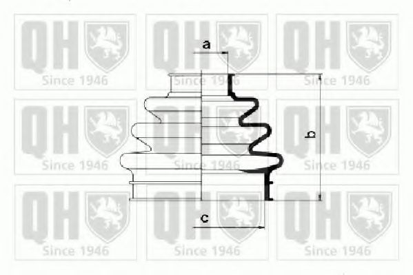 QUINTON HAZELL QJB936 Комплект пылника, приводной вал для SMART FORTWO (Смарт Форту) QUINTON HAZELL QJB936 Комплект пылника, приводной вал для SMART FORTWO (Смарт Форту)