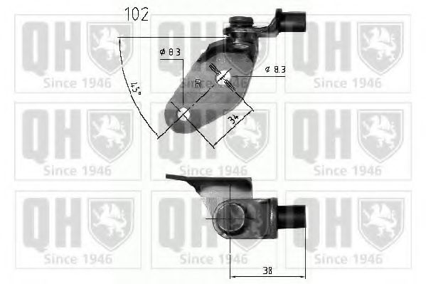 QUINTON HAZELL QTS840235 Газовая пружина, крышка багажник для MAZDA (Мазда) QUINTON HAZELL QTS840235 Газовая пружина, крышка багажник для MAZDA (Мазда)