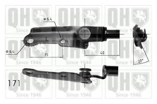 QUINTON HAZELL QTS840286 Газовая пружина, крышка багажник для TOYOTA (Тойота/тоета) QUINTON HAZELL QTS840286 Газовая пружина, крышка багажник для TOYOTA (Тойота/тоета)
