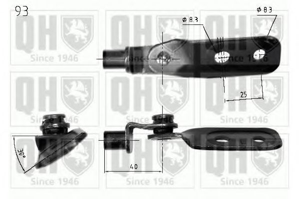 QUINTON HAZELL QTS840228 Газовая пружина, крышка багажник для MAZDA (Мазда) QUINTON HAZELL QTS840228 Газовая пружина, крышка багажник для MAZDA (Мазда)