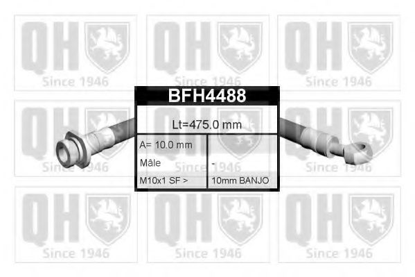 QUINTON HAZELL BFH4488 Тормозной шланг для ROVER (Ровер) QUINTON HAZELL BFH4488 Тормозной шланг для ROVER (Ровер)