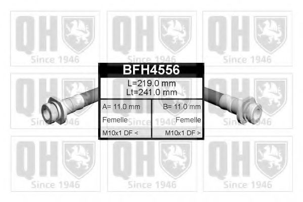 QUINTON HAZELL BFH4556 Тормозной шланг для MITSUBISHI COLT II (Митсубиши/митсубиси Cолт 2) QUINTON HAZELL BFH4556 Тормозной шланг для MITSUBISHI COLT II (Митсубиши/митсубиси Cолт 2)