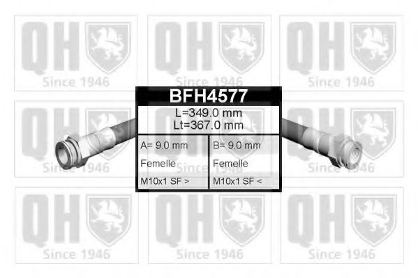 QUINTON HAZELL BFH4577 Тормозной шланг для RENAULT ESPACE I (Рено Эспаcэ и) QUINTON HAZELL BFH4577 Тормозной шланг для RENAULT ESPACE I (Рено Эспаcэ и)