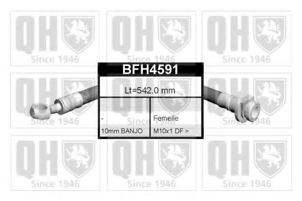 QUINTON HAZELL BFH4591 Тормозной шланг для ROVER (Ровер) QUINTON HAZELL BFH4591 Тормозной шланг для ROVER (Ровер)