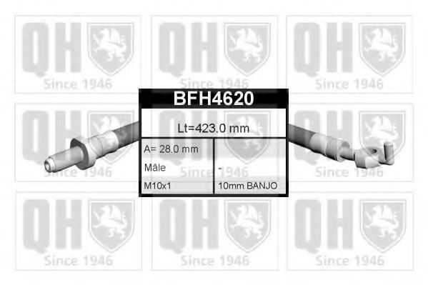 QUINTON HAZELL BFH4620 Тормозной шланг для FORD (Форд) QUINTON HAZELL BFH4620 Тормозной шланг для FORD (Форд)