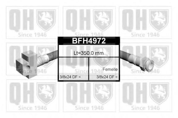 QUINTON HAZELL BFH4972 Тормозной шланг для JEEP (Джип) QUINTON HAZELL BFH4972 Тормозной шланг для JEEP (Джип)