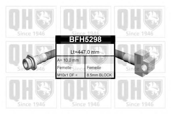 QUINTON HAZELL BFH5298 Тормозной шланг для FORD MAVERICK (Форд Маvэриcк) QUINTON HAZELL BFH5298 Тормозной шланг для FORD MAVERICK (Форд Маvэриcк)