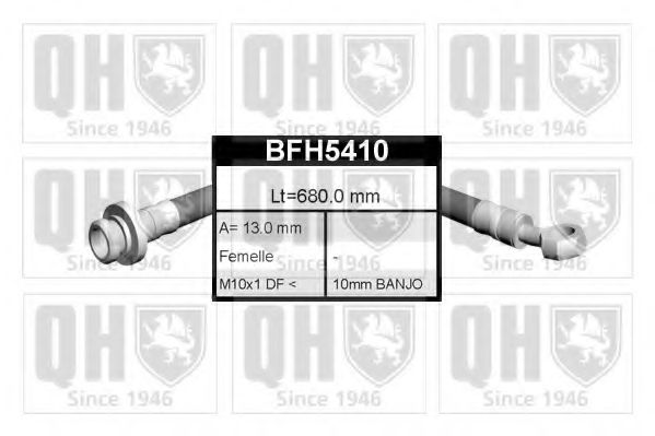 QUINTON HAZELL BFH5410 Тормозной шланг для HONDA (Хонда) QUINTON HAZELL BFH5410 Тормозной шланг для HONDA (Хонда)
