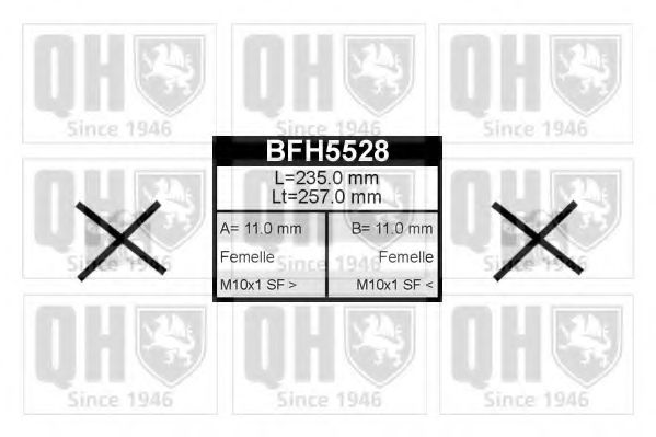 QUINTON HAZELL BFH5528 Тормозной шланг для VOLKSWAGEN JETTA V III (Фольксваген Джетта 5 3) QUINTON HAZELL BFH5528 Тормозной шланг для VOLKSWAGEN JETTA V III (Фольксваген Джетта 5 3)