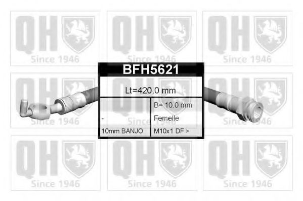QUINTON HAZELL BFH5621 Тормозной шланг для MAZDA (Мазда) QUINTON HAZELL BFH5621 Тормозной шланг для MAZDA (Мазда)