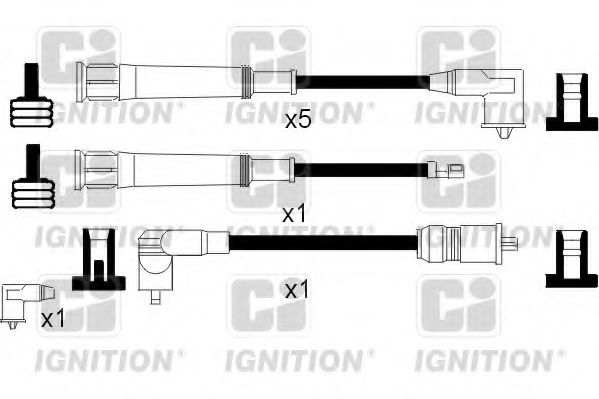 QUINTON HAZELL XC1017 Комплект проводов зажигания для BMW 7 (Бмв 7) QUINTON HAZELL XC1017 Комплект проводов зажигания для BMW 7 (Бмв 7)