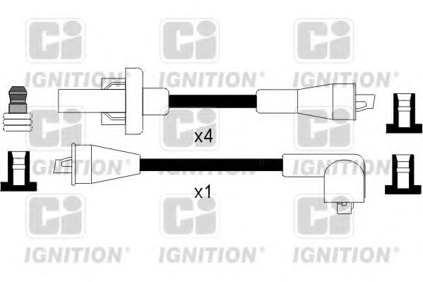 QUINTON HAZELL XC1067 Комплект проводов зажигания для RENAULT LE CAR (Рено Лэ cар) QUINTON HAZELL XC1067 Комплект проводов зажигания для RENAULT LE CAR (Рено Лэ cар)