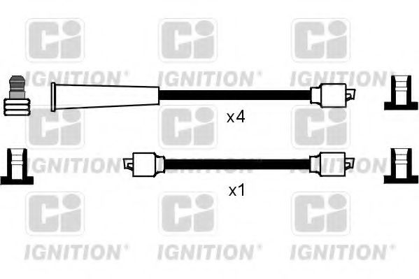 QUINTON HAZELL XC1117 Комплект проводов зажигания для OPEL CORSA A (Опель Cорса а) QUINTON HAZELL XC1117 Комплект проводов зажигания для OPEL CORSA A (Опель Cорса а)