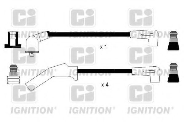 QUINTON HAZELL XC1132 Комплект проводов зажигания для FORD GRANADA I (Форд Гранада и) QUINTON HAZELL XC1132 Комплект проводов зажигания для FORD GRANADA I (Форд Гранада и)
